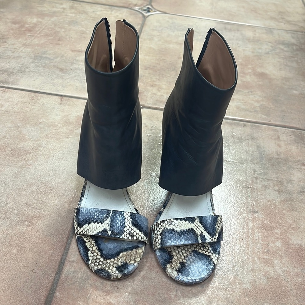 Maison Margiella python heels